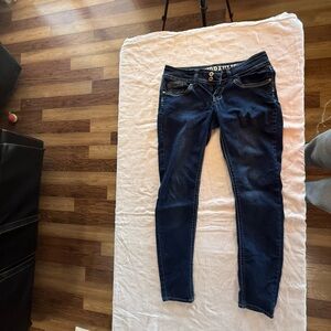 Hydraulic Dark Blue Skinny Jeans